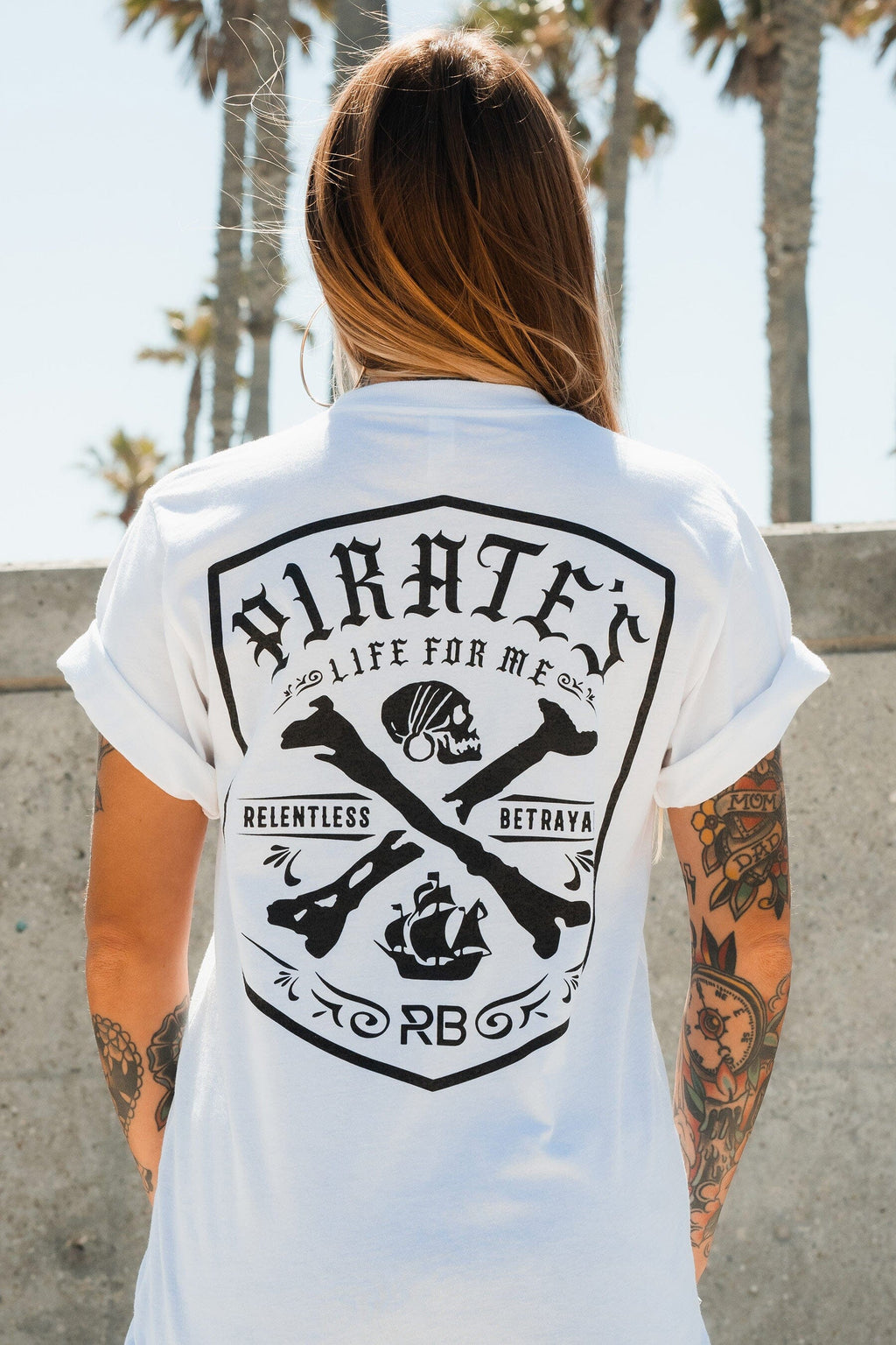 Pirate's Life White T-Shirt | | Wiccan Center