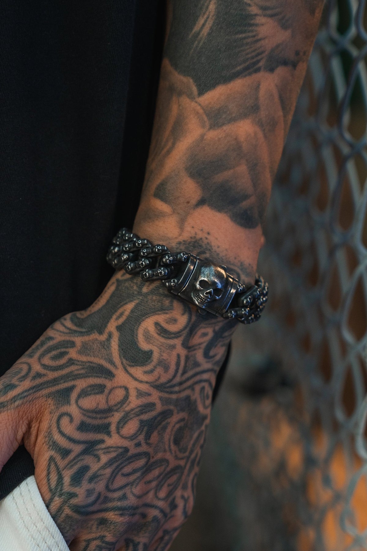 Skulled Bracelet | jewelry | Wiccan Center