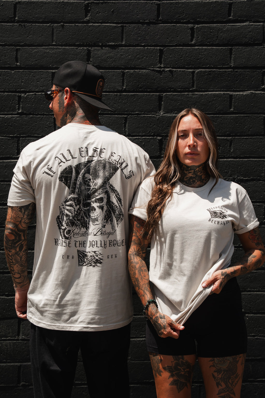 Raise the Jolly Roger Bone T-Shirt | | Wiccan Center