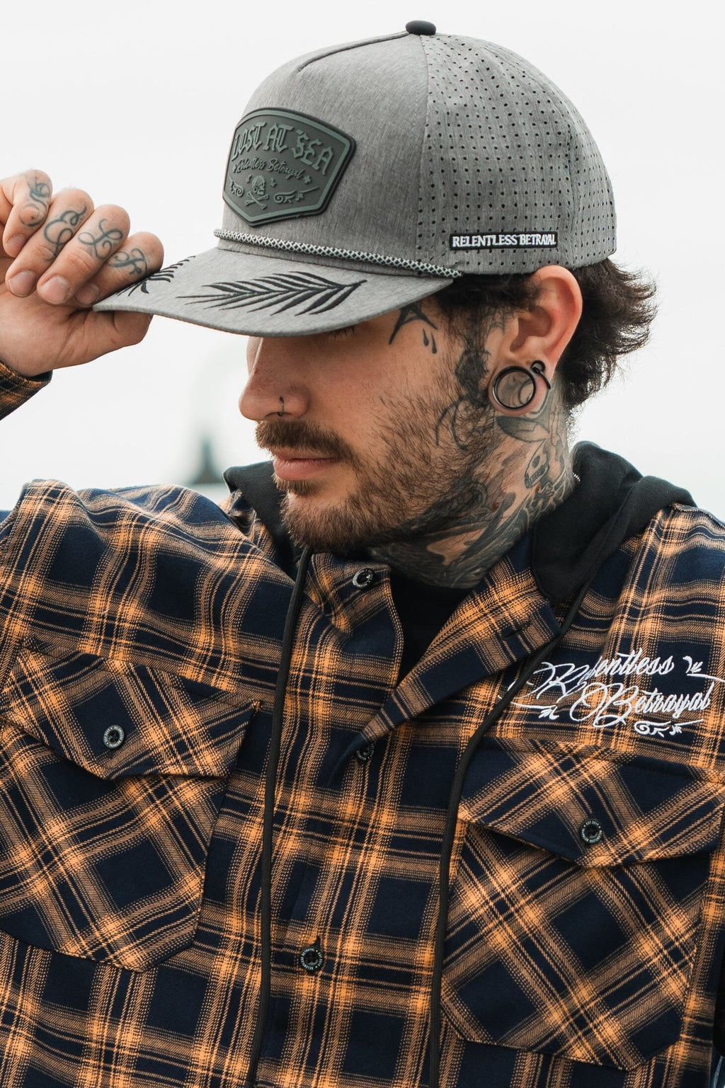 Lost At Sea Gunmetal PVC Snapback | hat | Wiccan Center
