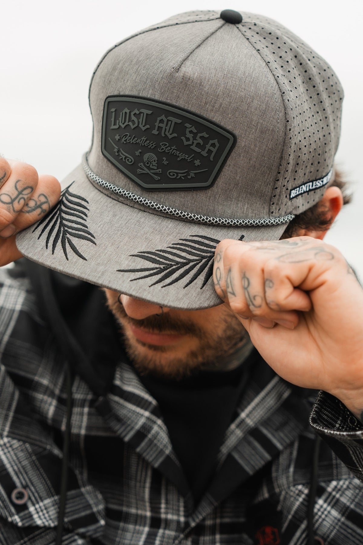 Lost At Sea Gunmetal PVC Snapback | hat | Wiccan Center