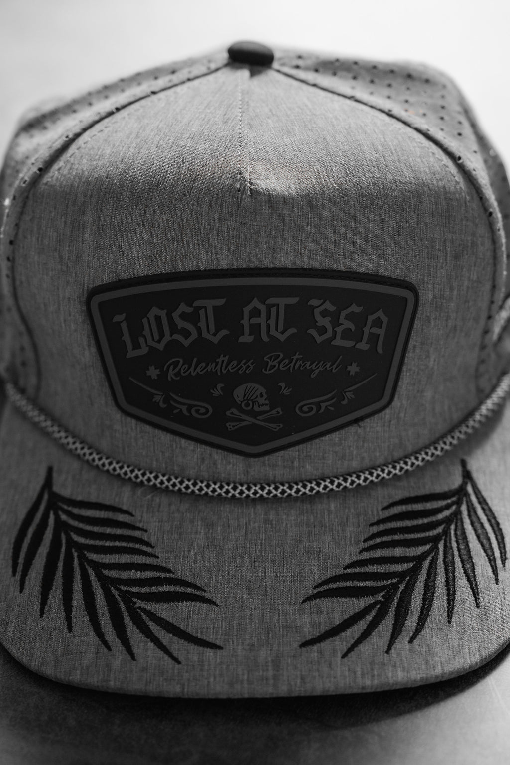 Lost At Sea Gunmetal PVC Snapback | hat | Wiccan Center