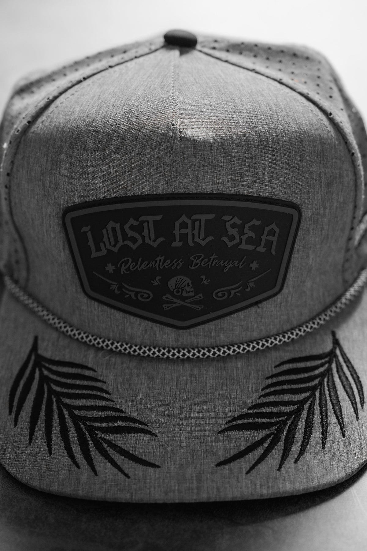 Lost At Sea Gunmetal PVC Snapback | hat | Wiccan Center