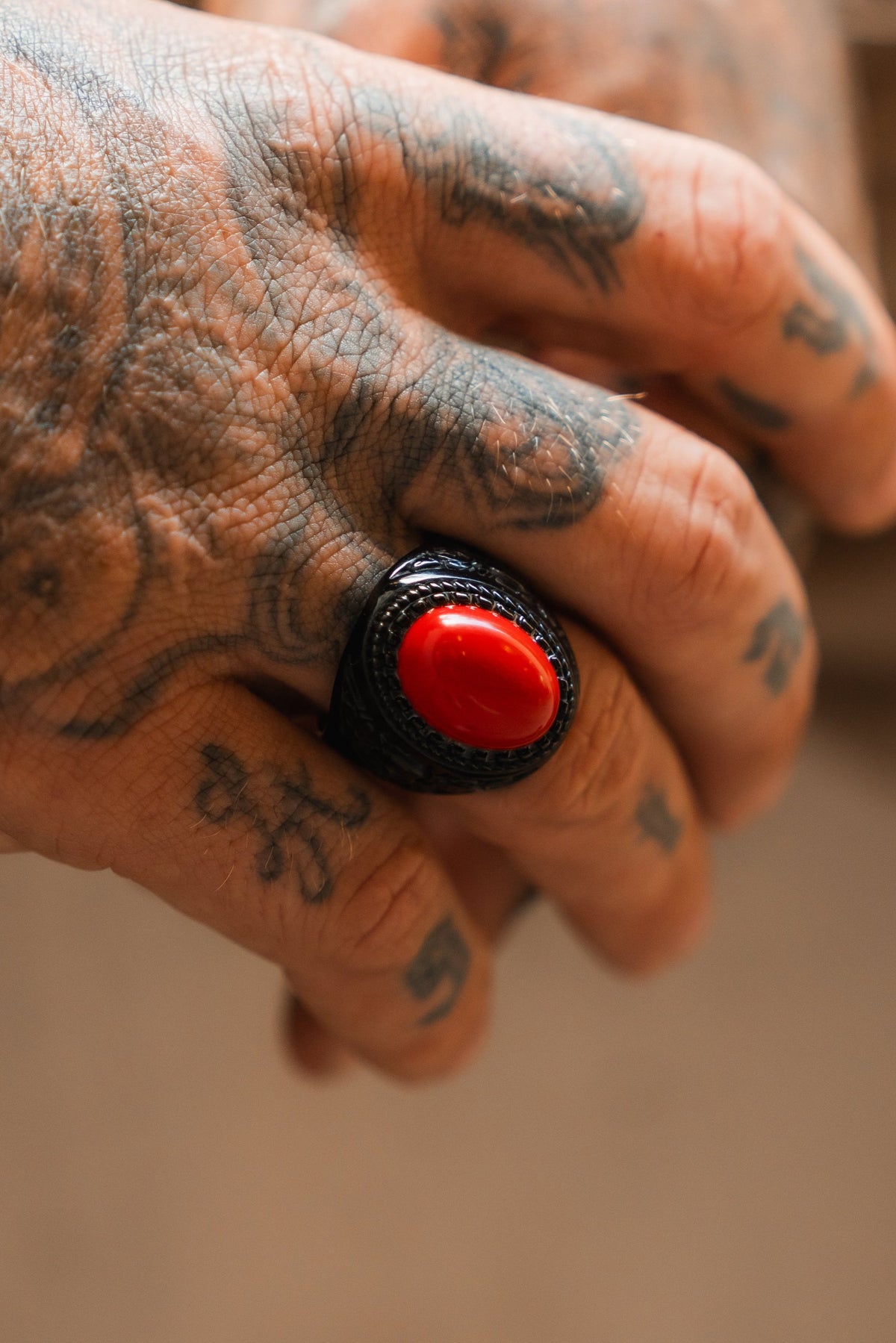Burning Rose Blackout Ring | jewelry | Wiccan Center