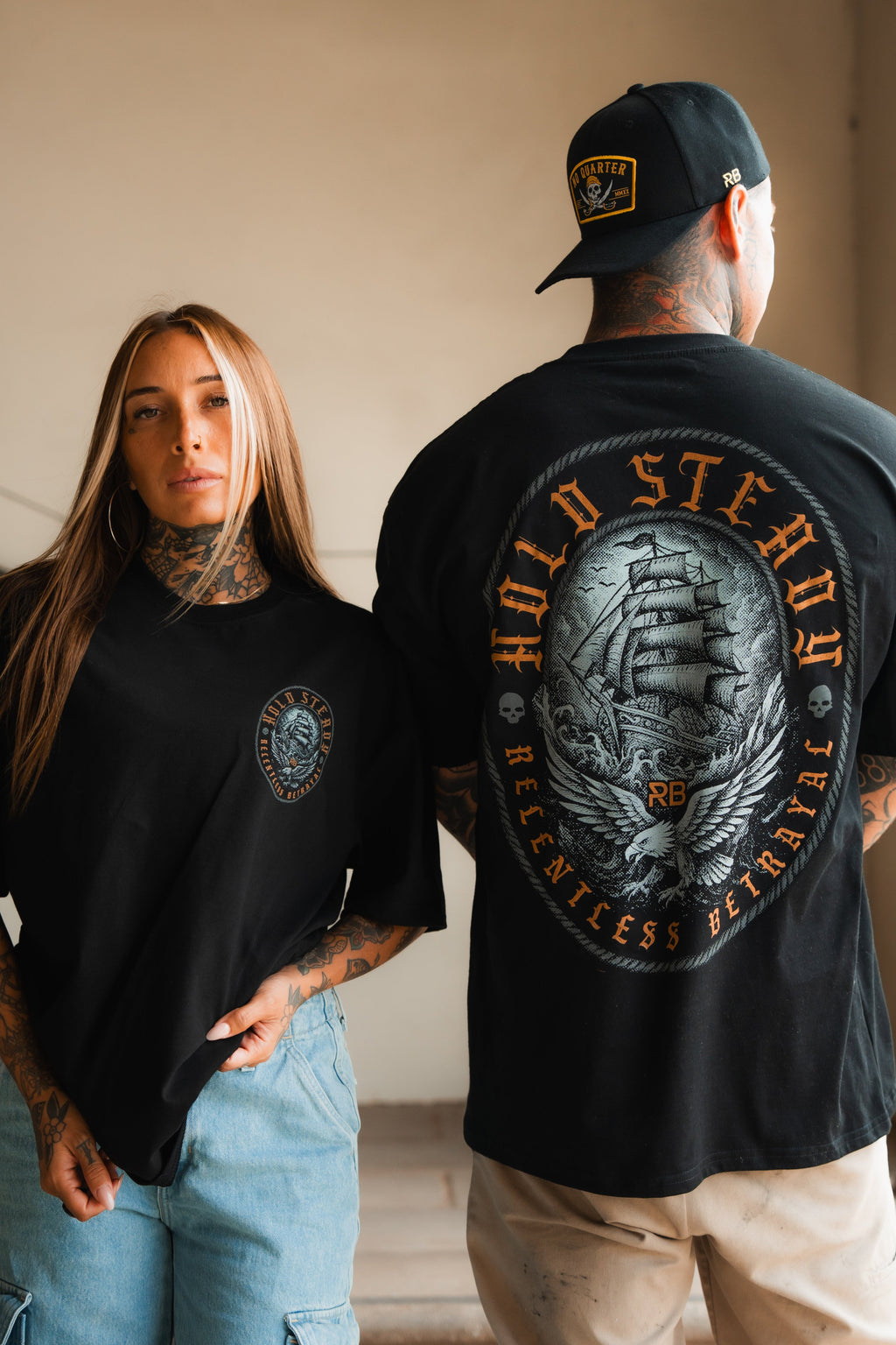 Hold Steady Premium Oversized Ghost T-Shirt | | Wiccan Center