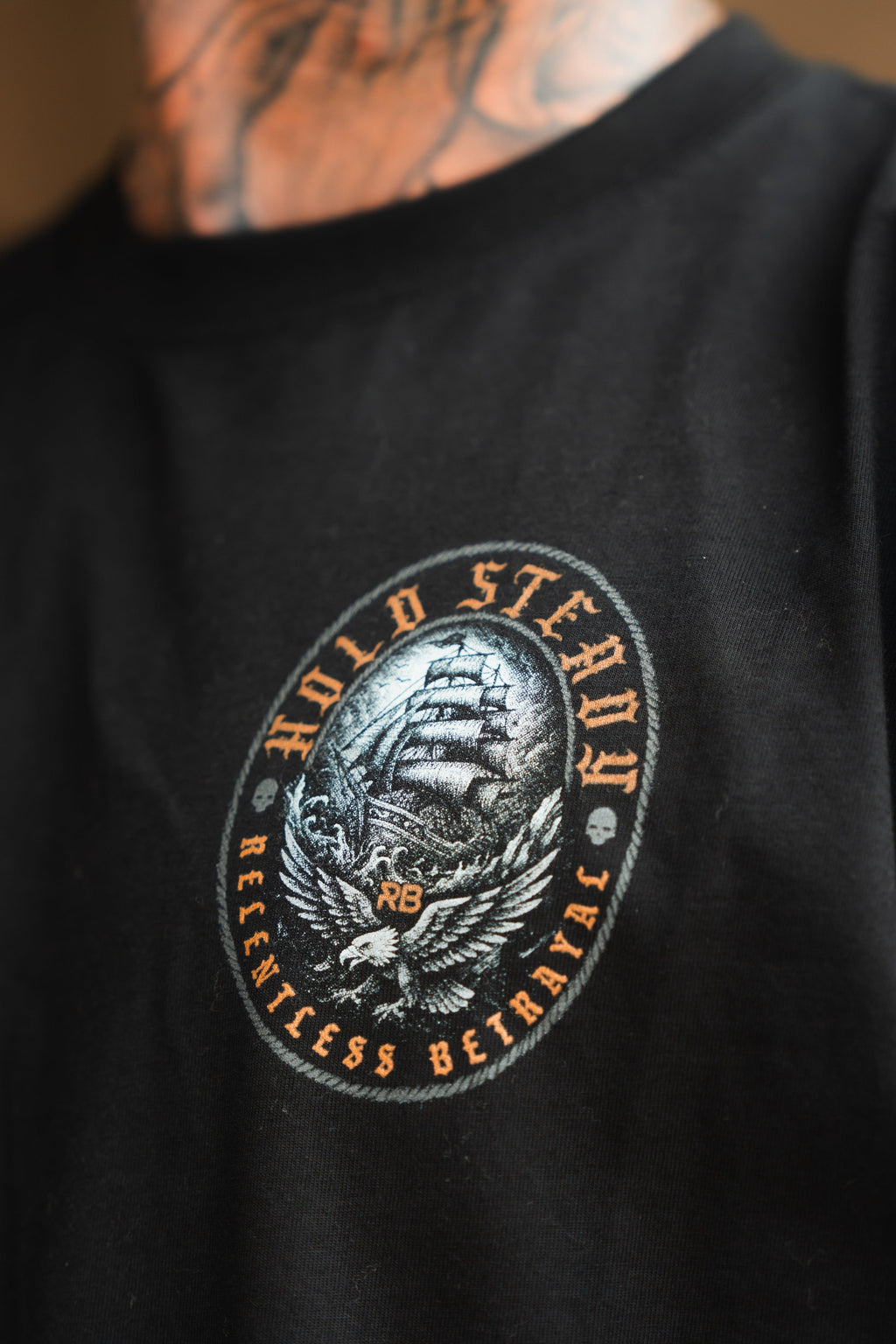 Hold Steady Premium Oversized Ghost T-Shirt | | Wiccan Center