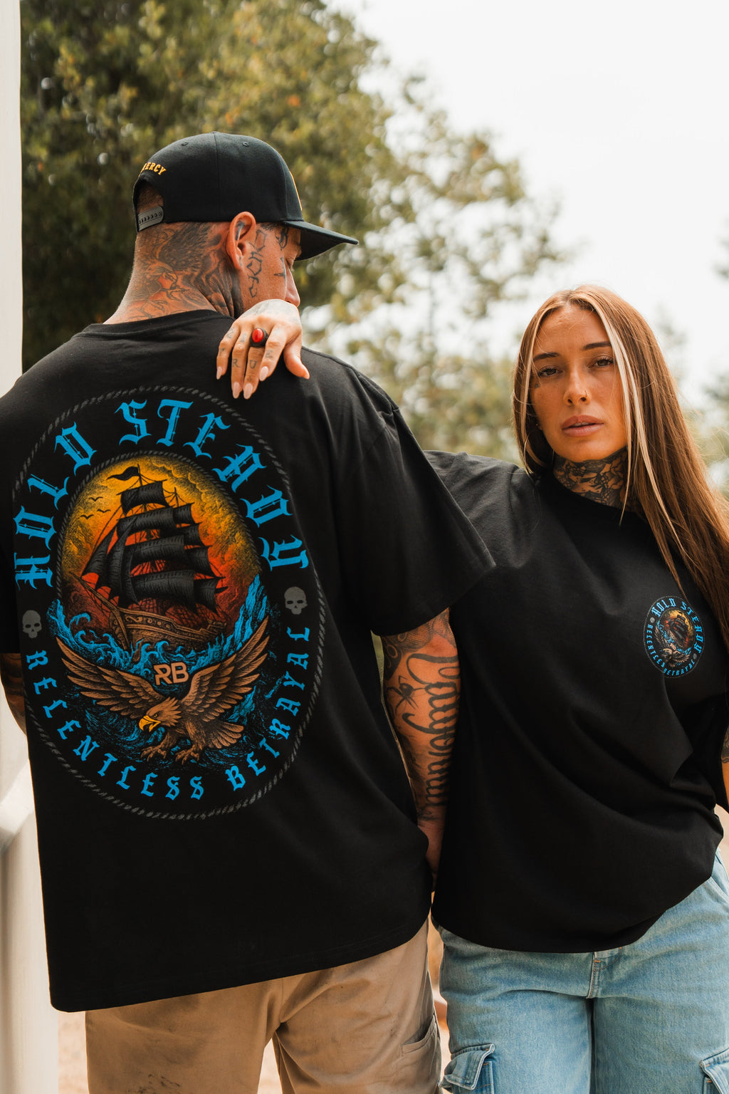 Hold Steady Premium Oversized T-Shirt | | Wiccan Center