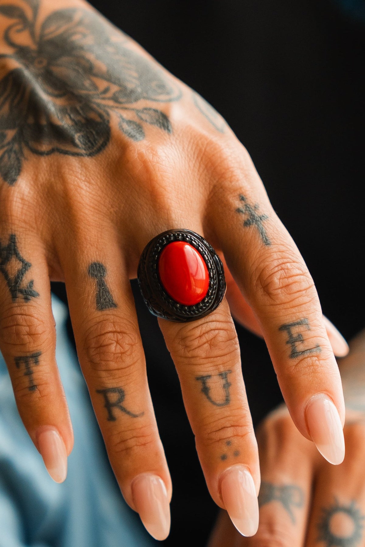 Burning Rose Blackout Ring | jewelry | Wiccan Center