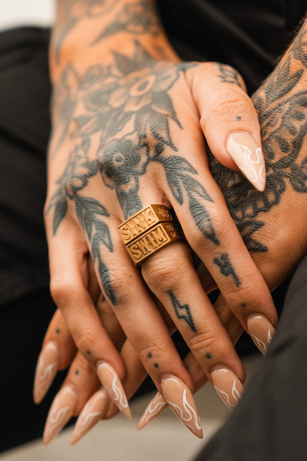Gold Sink or Swim Rings | jewelry | Wiccan Center