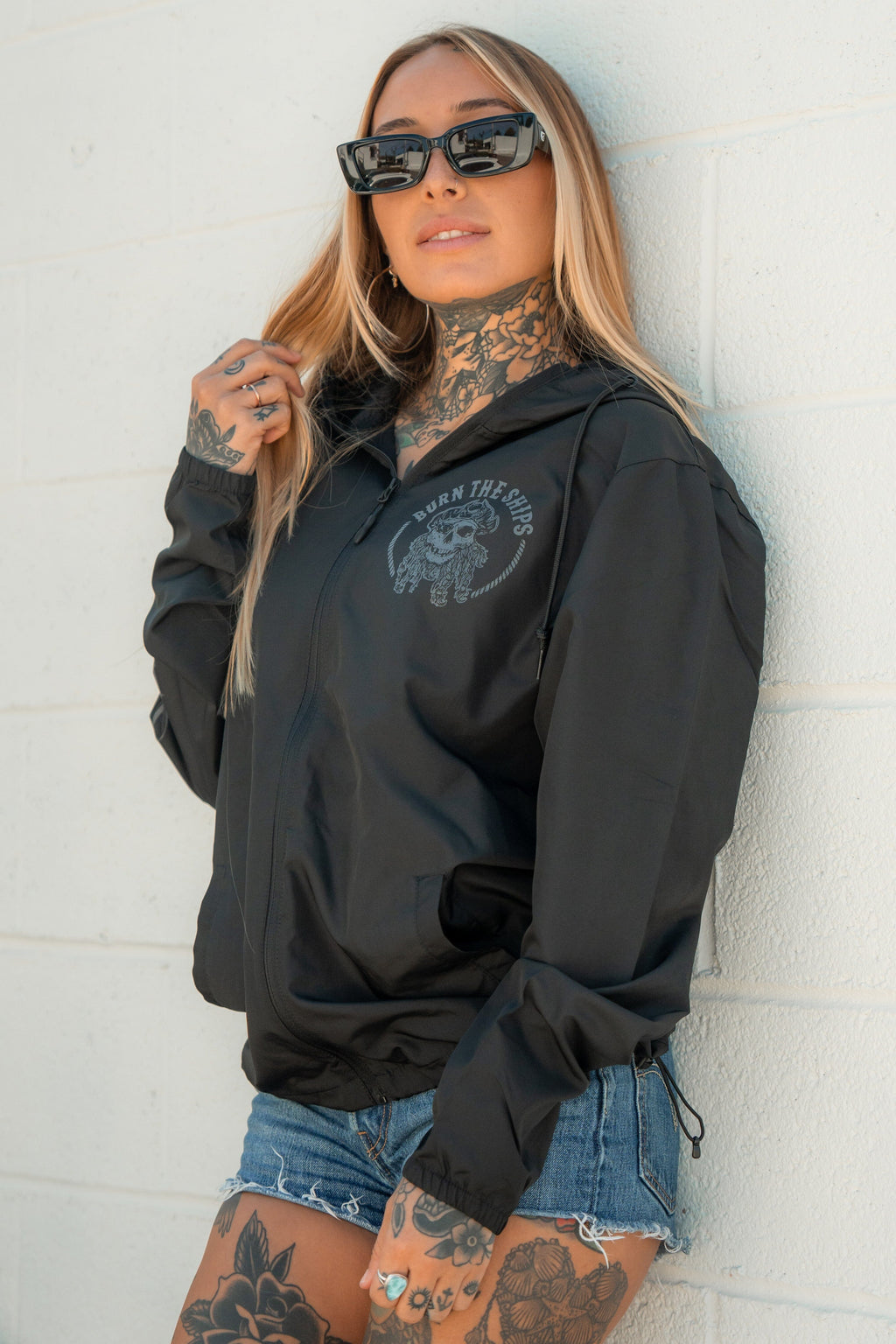 Burn The Ships Windbreaker Jacket | | Wiccan Center