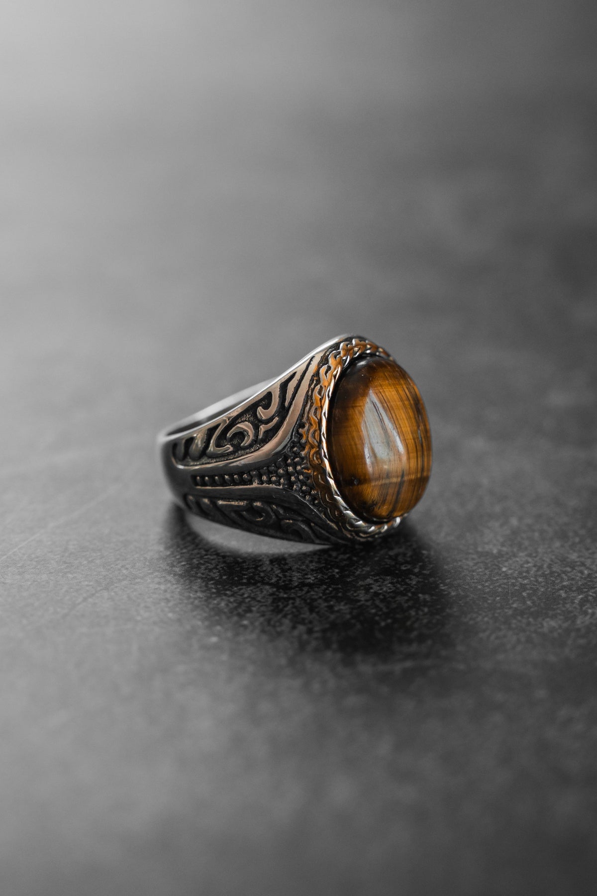 Imperial Tiger's Eye Ring | jewelry | Wiccan Center
