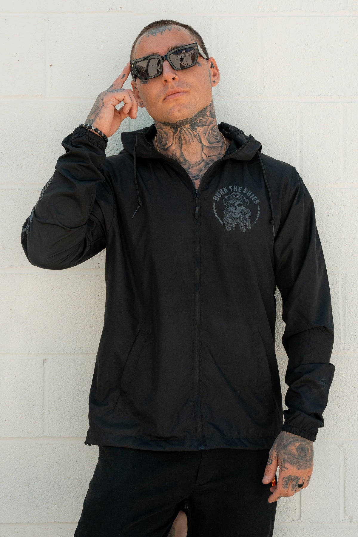 Burn The Ships Windbreaker Jacket | | Wiccan Center