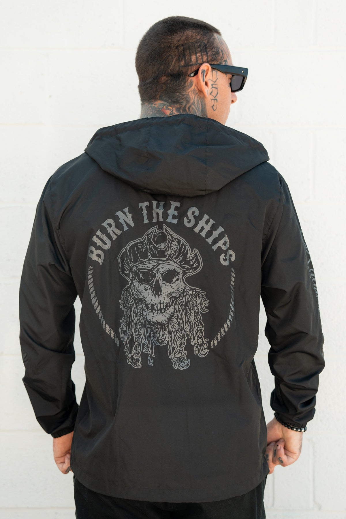 Burn The Ships Windbreaker Jacket | | Wiccan Center