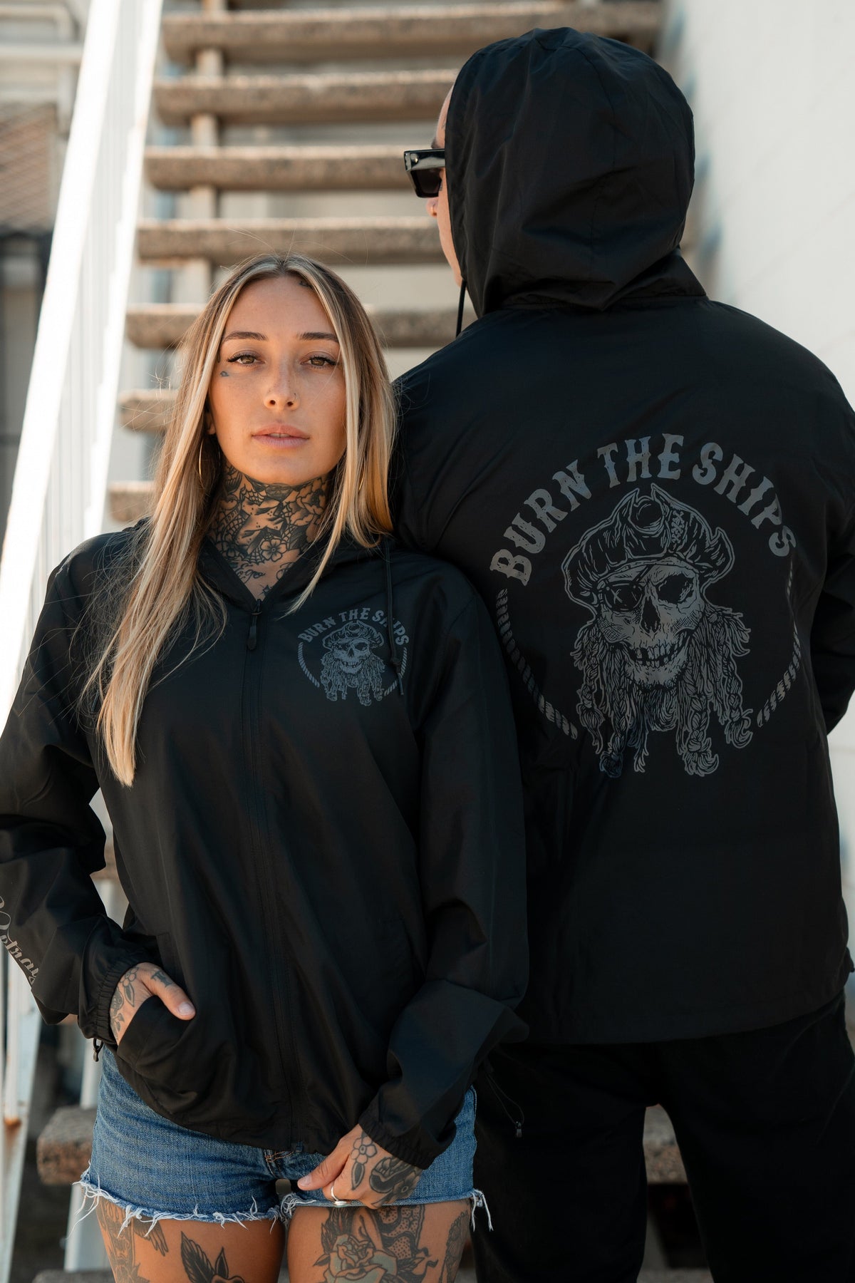 Burn The Ships Windbreaker Jacket | | Wiccan Center