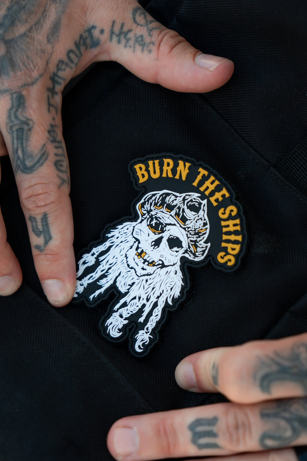 Burn The Ships PVC Patch | | Wiccan Center