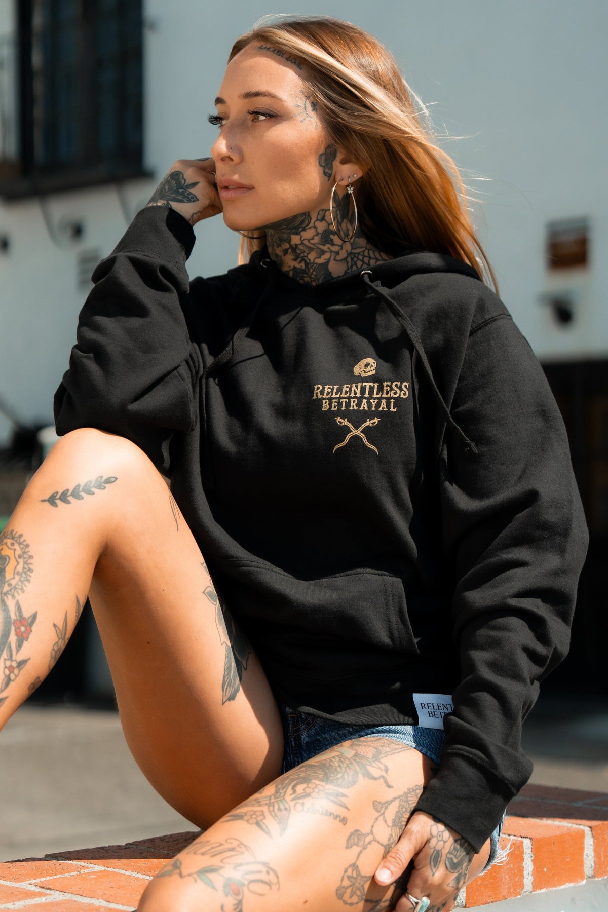 Loose Lips Sink Ships Gold Foil Hoodie | | Wiccan Center