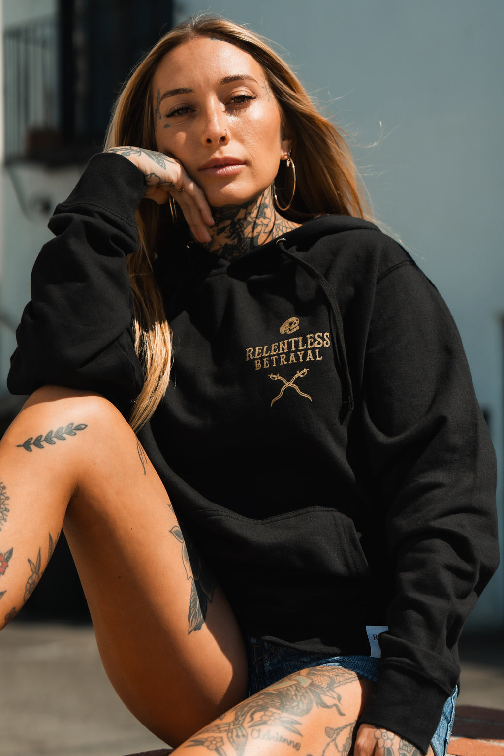 Loose Lips Sink Ships Gold Foil Hoodie | | Wiccan Center