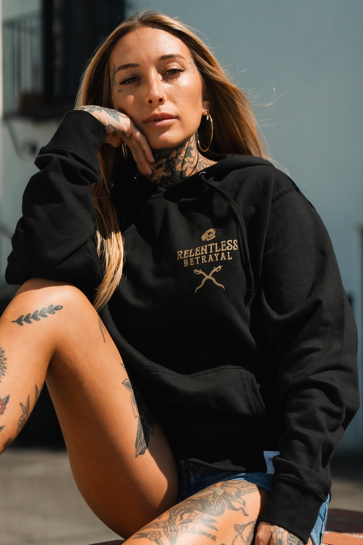 Loose Lips Sink Ships Gold Foil Hoodie | | Wiccan Center