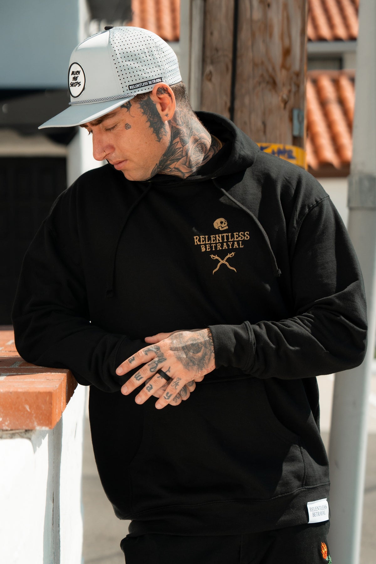 Loose Lips Sink Ships Gold Foil Hoodie | | Wiccan Center