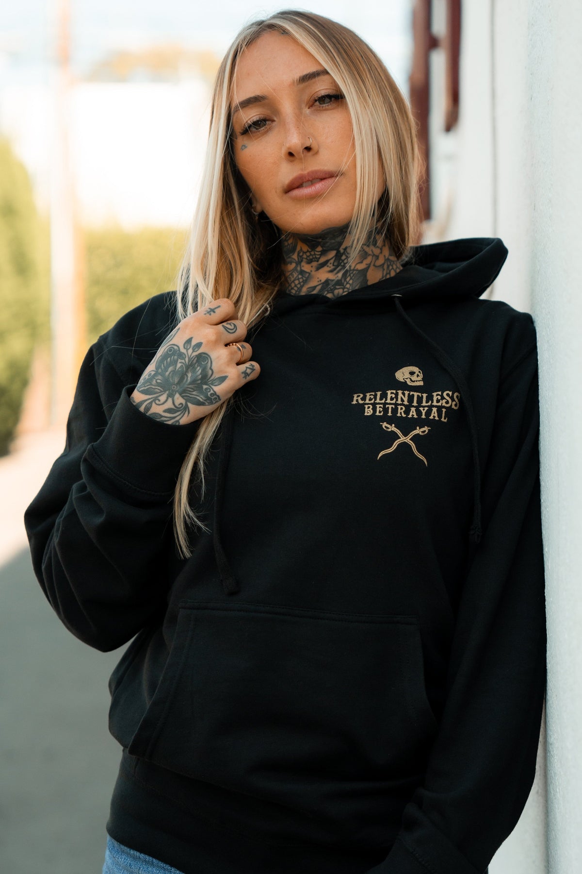 Loose Lips Sink Ships Gold Foil Hoodie | | Wiccan Center