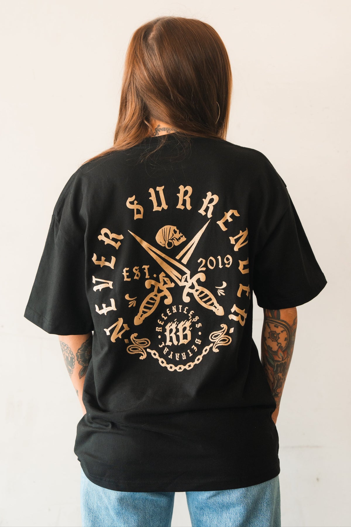 Never Surrender Premium Oversized T-Shirt | | Wiccan Center