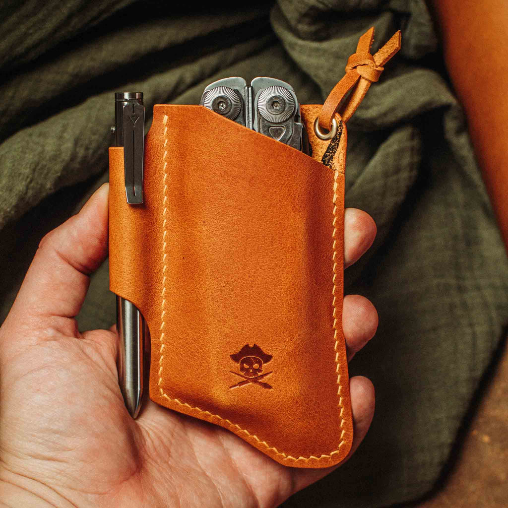 Knife Sheath - Sailor v3 | Leather EDC | Pocket Knife Holder | Pocket Organizer | Wiccan Center