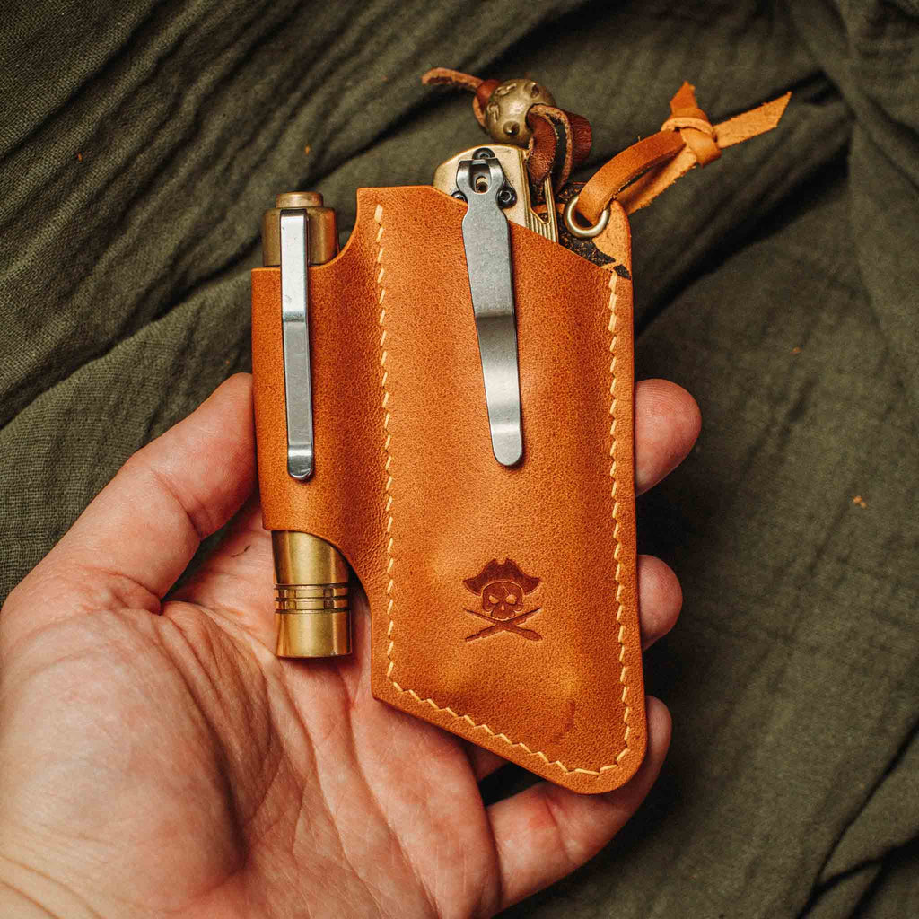 Knife Sheath - Sailor v3 | Leather EDC | Pocket Knife Holder | Pocket Organizer | Wiccan Center