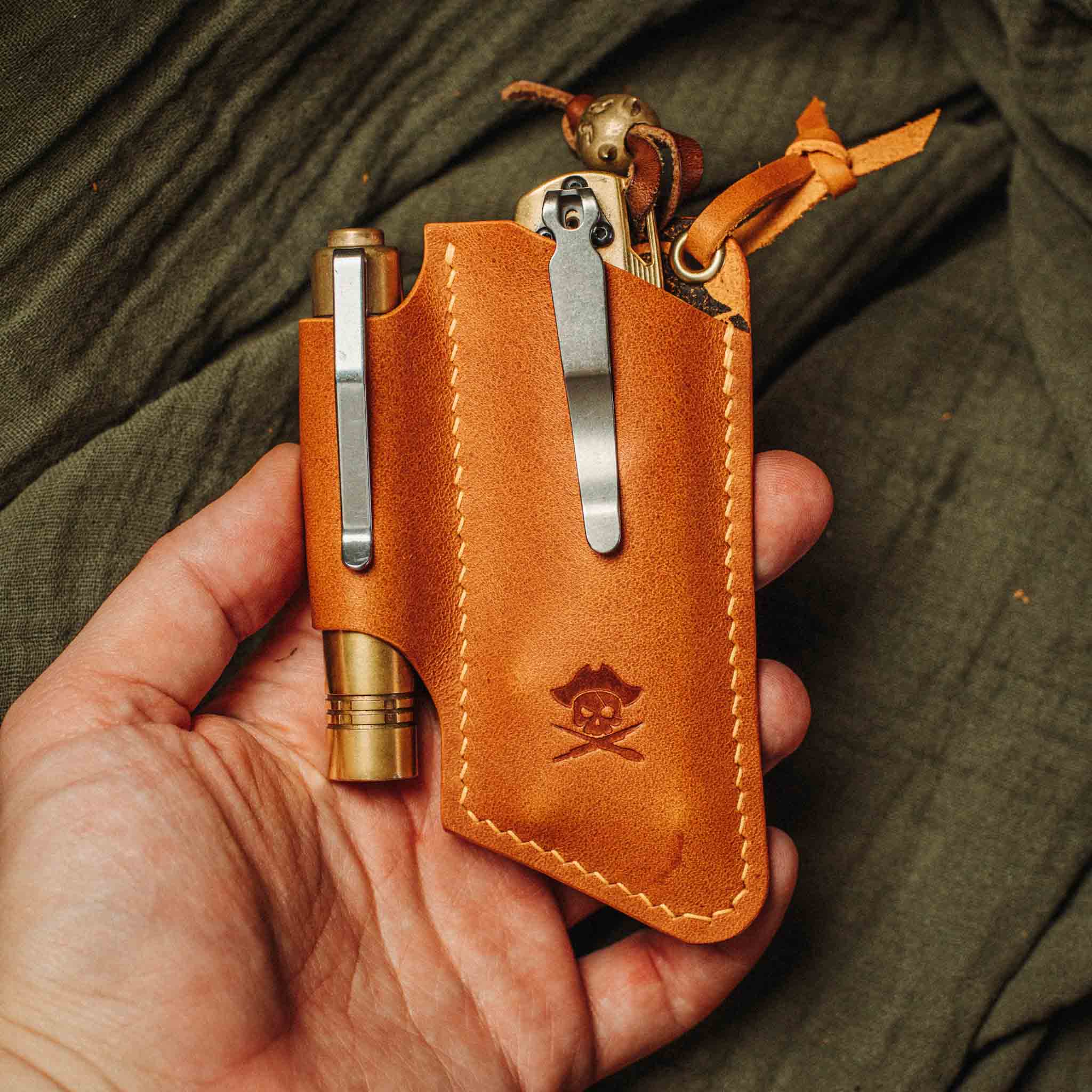 Knife Sheath - Sailor v3 | Leather EDC | Pocket Knife Holder | Pocket Organizer | Wiccan Center
