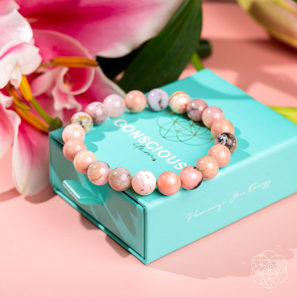 Repair My Heart - The Peruvian Pink Opal Bracelet | Bracelet | Wiccan Center