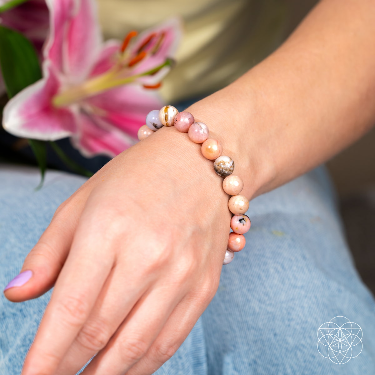 Repair My Heart - The Peruvian Pink Opal Bracelet | Bracelet | Wiccan Center