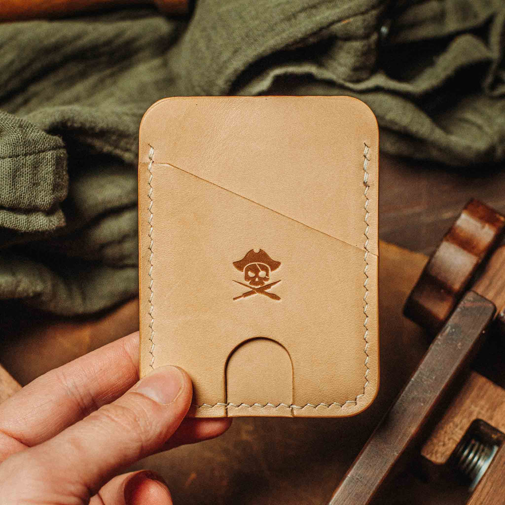 Pirate Goods Boatswain v4 – Minimalist Leather Slim Wallet | Card Holder | Wiccan Center