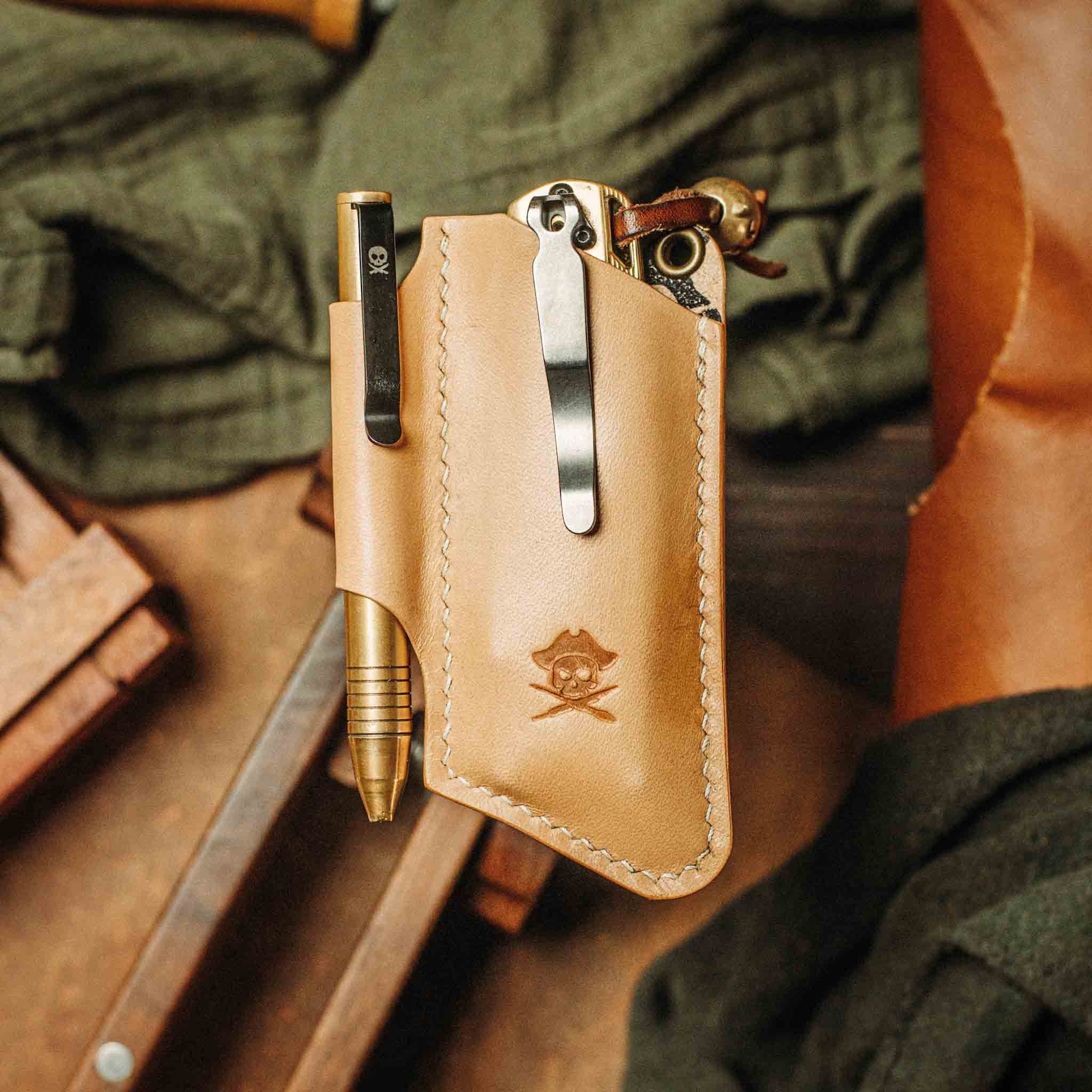 Knife Sheath - Sailor v3 | Leather EDC | Pocket Knife Holder | Pocket Organizer | Wiccan Center
