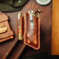 Knife Sheath - Sailor v3 | Leather EDC | Pocket Knife Holder | Pocket Organizer | Wiccan Center