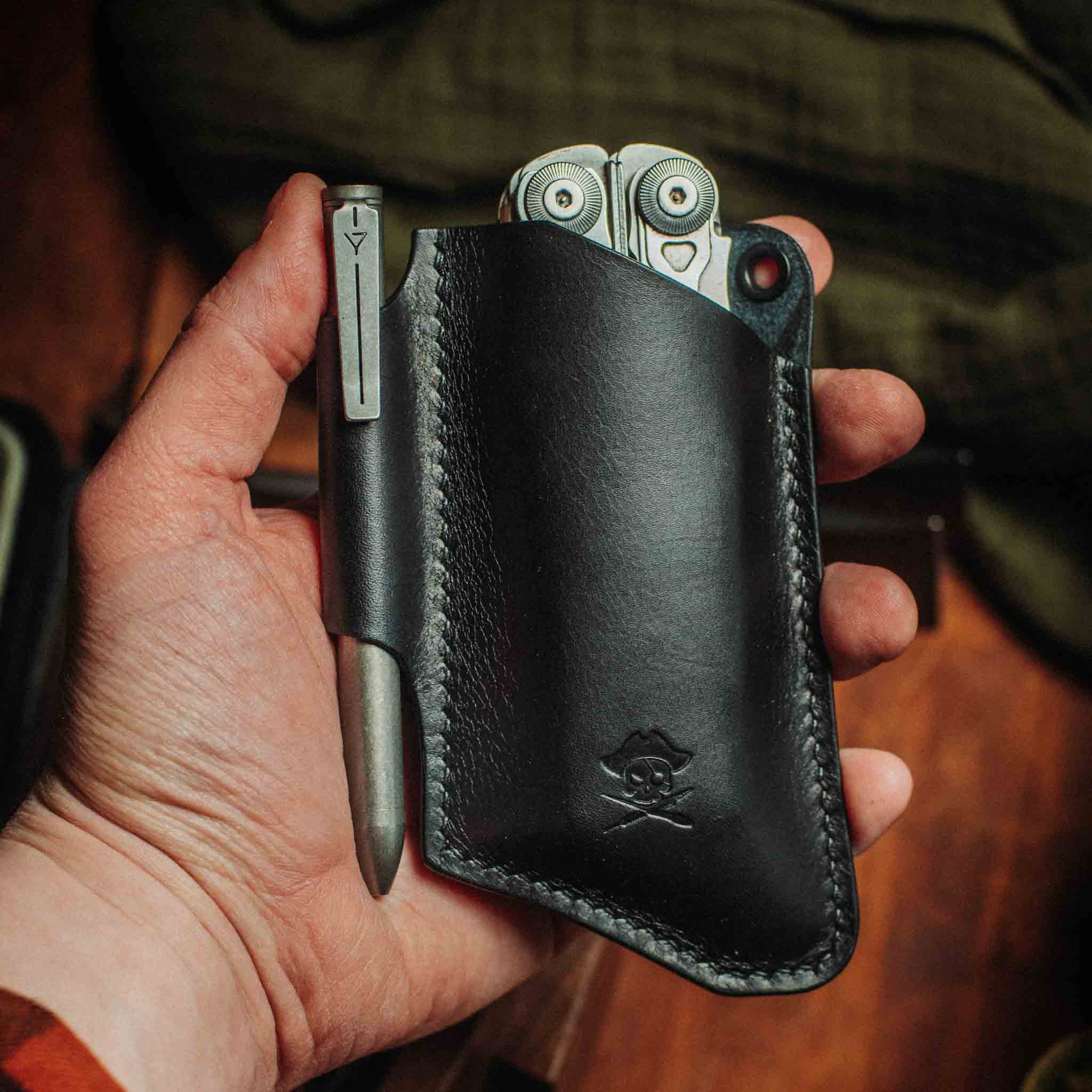 Knife Sheath - Sailor v3 | Leather EDC | Pocket Knife Holder | Pocket Organizer | Wiccan Center