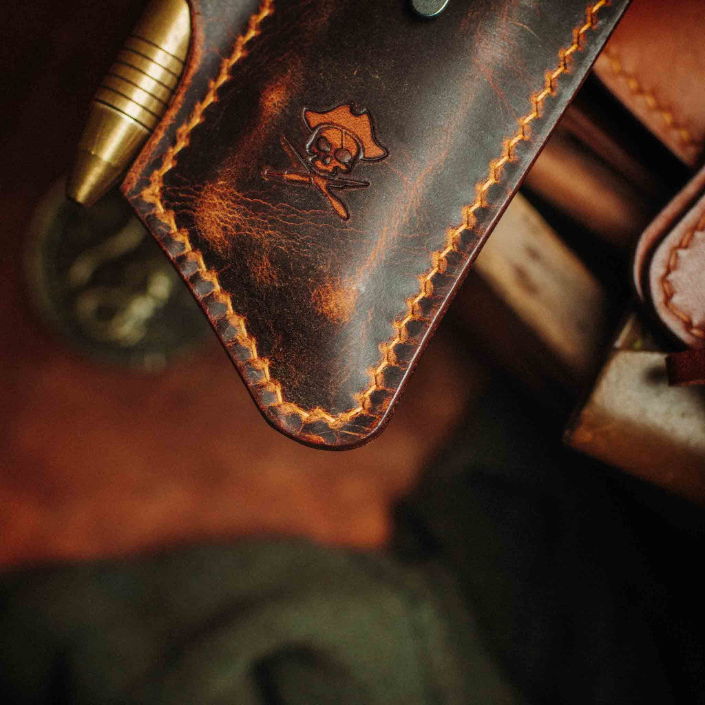 Knife Sheath - Sailor v3 | Leather EDC | Pocket Knife Holder | Pocket Organizer | Wiccan Center