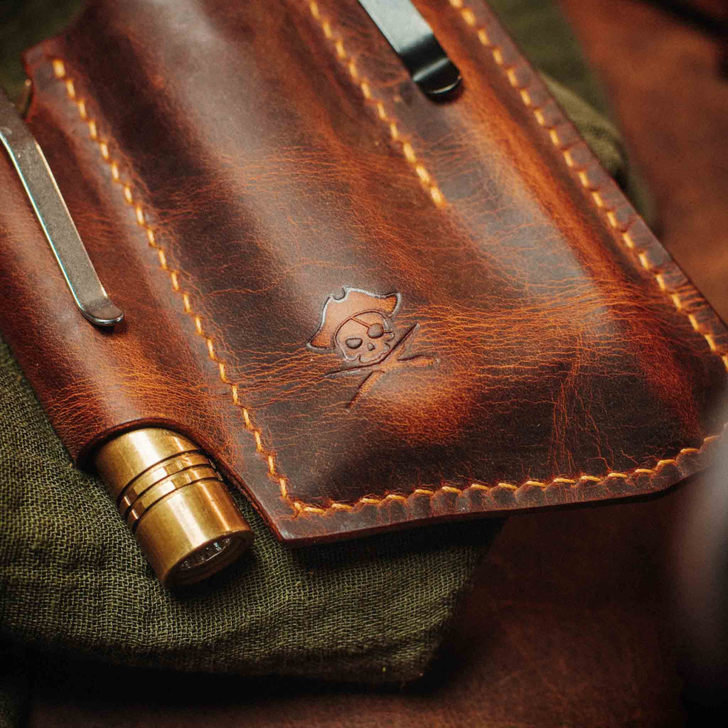 Pirate Goods First Mate v3 Pocket Organizer – Leather EDC Pocket Carrier | Pocket Organizer | Wiccan Center