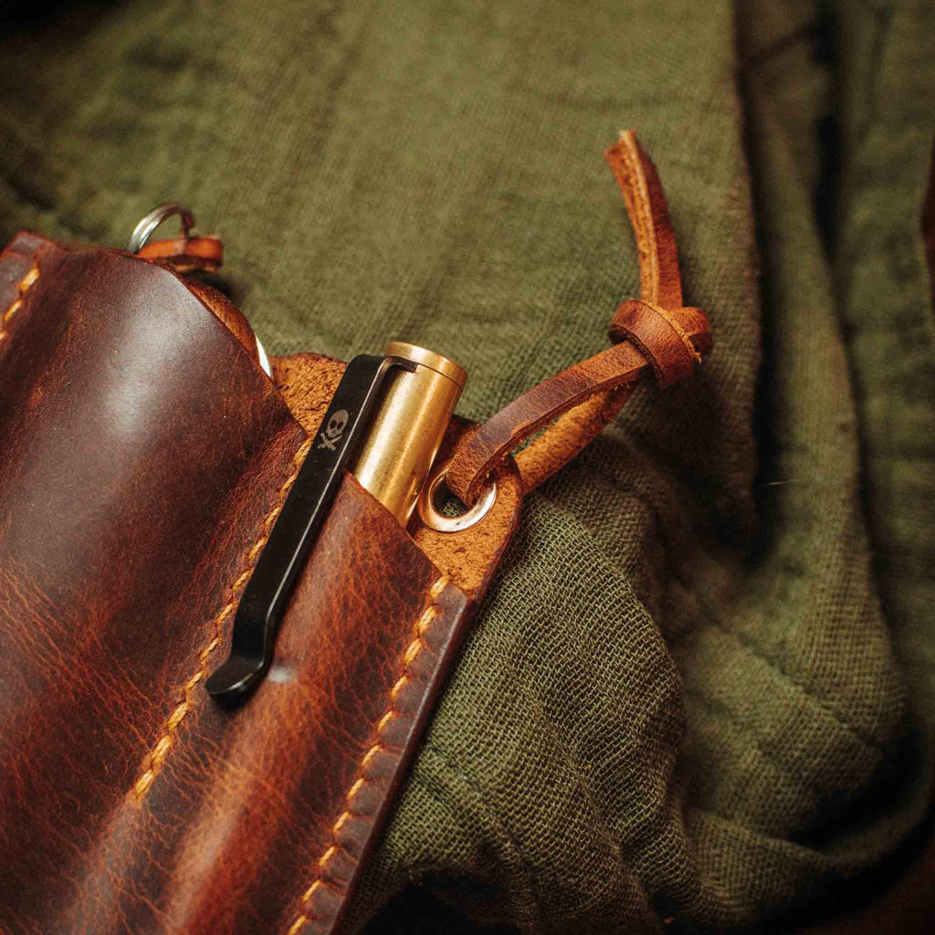 Pirate Goods First Mate v3 Pocket Organizer – Leather EDC Pocket Carrier | Pocket Organizer | Wiccan Center