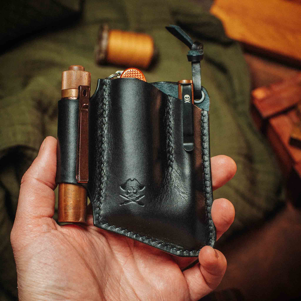 Pirate Goods First Mate v3 Pocket Organizer – Leather EDC Pocket Carrier | Pocket Organizer | Wiccan Center