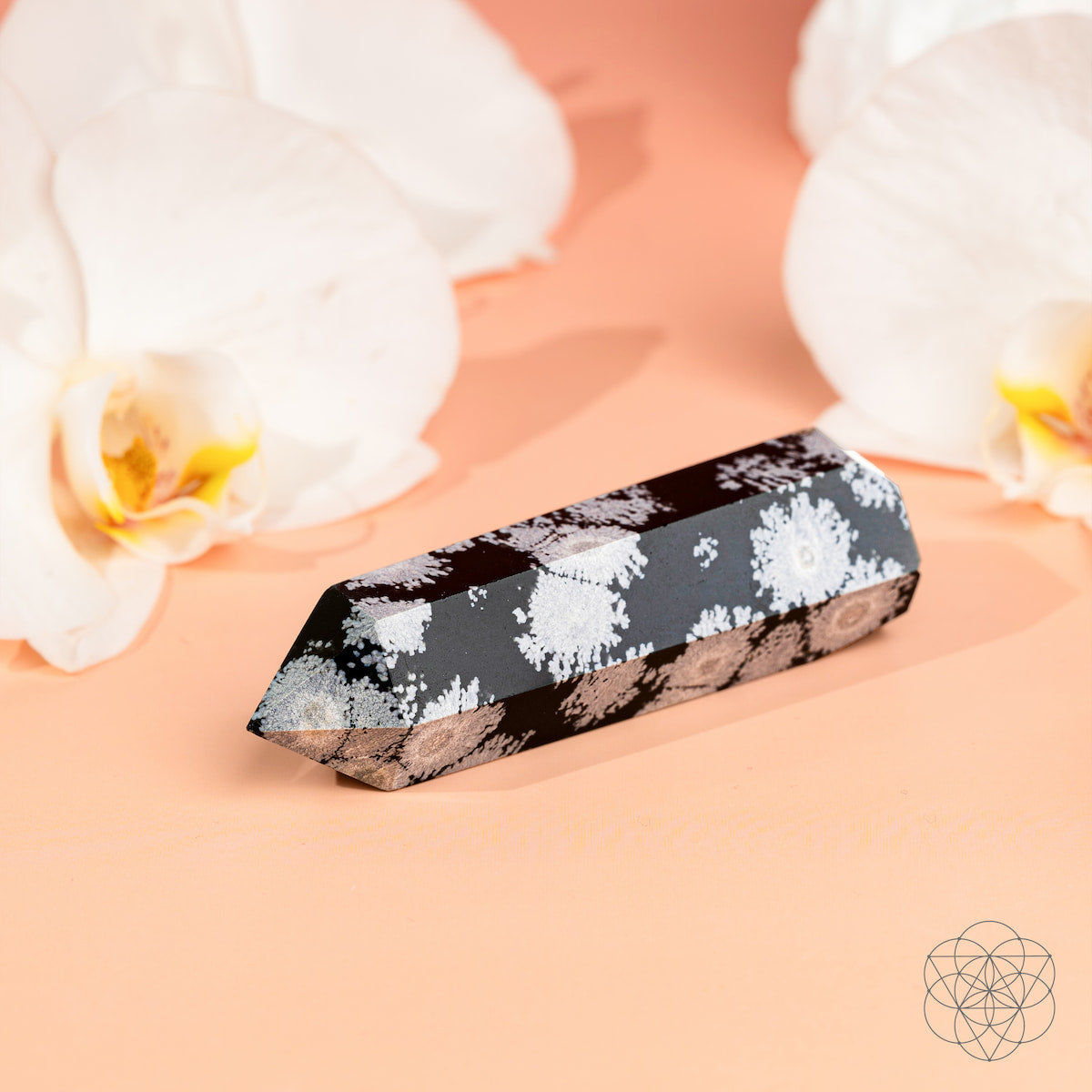 Spiritual Bodyguard - Snowflake Obsidian Point | Home Decoration | Wiccan Center