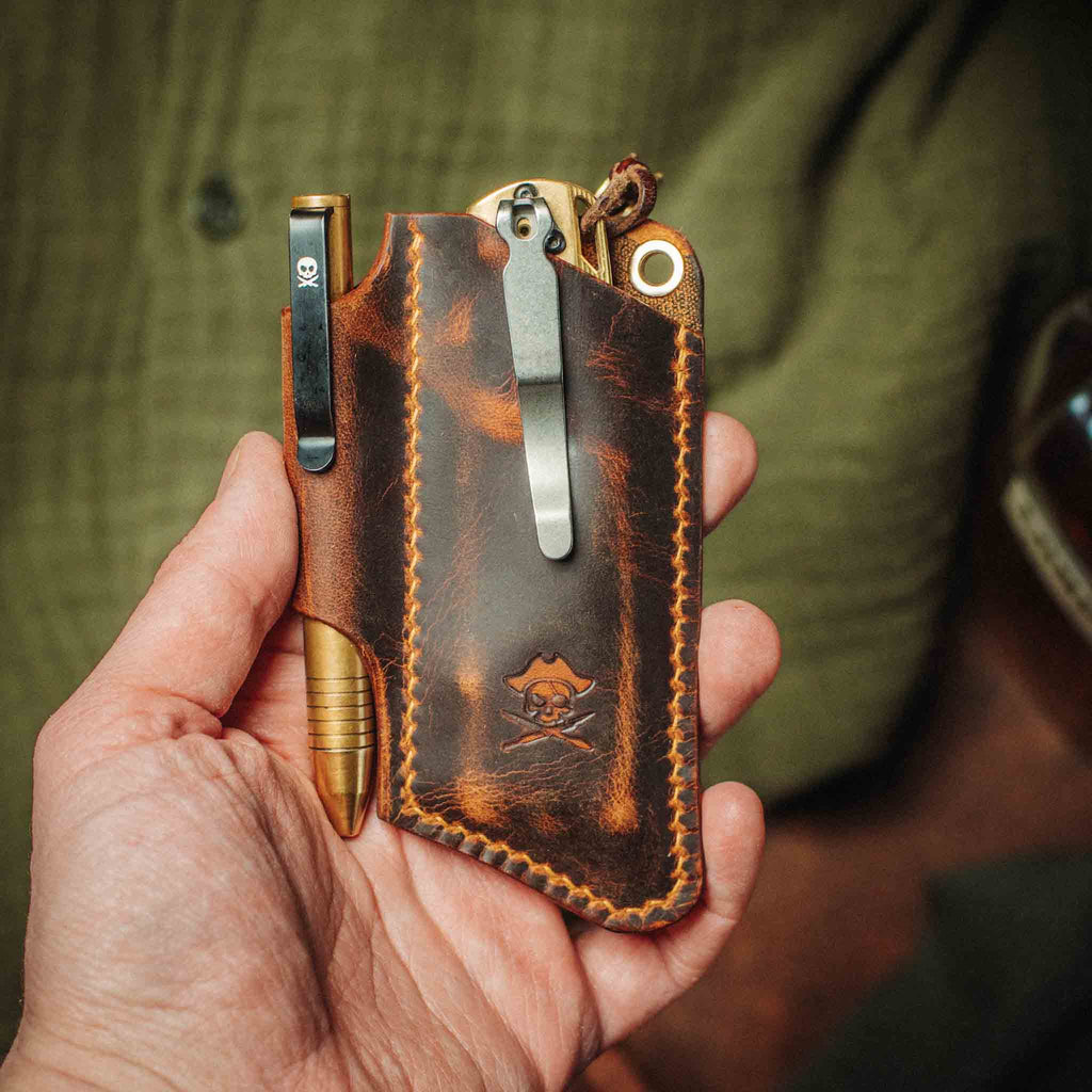 Knife Sheath - Sailor v3 | Leather EDC | Pocket Knife Holder | Pocket Organizer | Wiccan Center