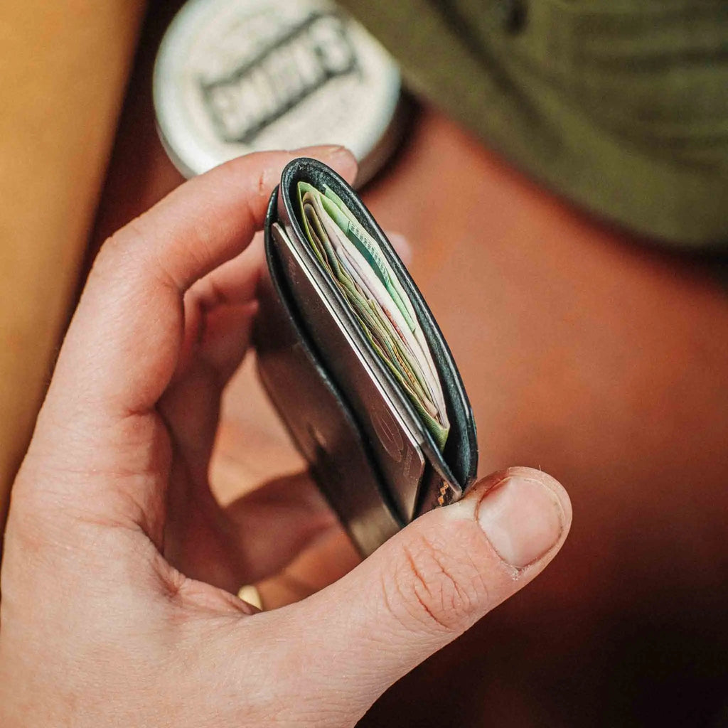 Venturer v2 – Minimalist Leather Wallet | Card Holder | Wiccan Center