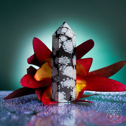 Spiritual Bodyguard - Snowflake Obsidian Point | Home Decoration | Wiccan Center