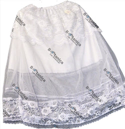 SAYAS BLANCAS CON ENCAJES | MUNACAS , ROPAS Y TELAS | Wiccan Center