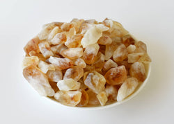 Natural Citrine Points(Small), Natural Bulk Crystals (Stress Relief and Good Fortune) | Tumbled Stones & Chips | Wiccan Center
