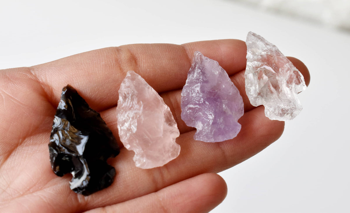 Mix Gemstone Arrowheads Set | | Wiccan Center