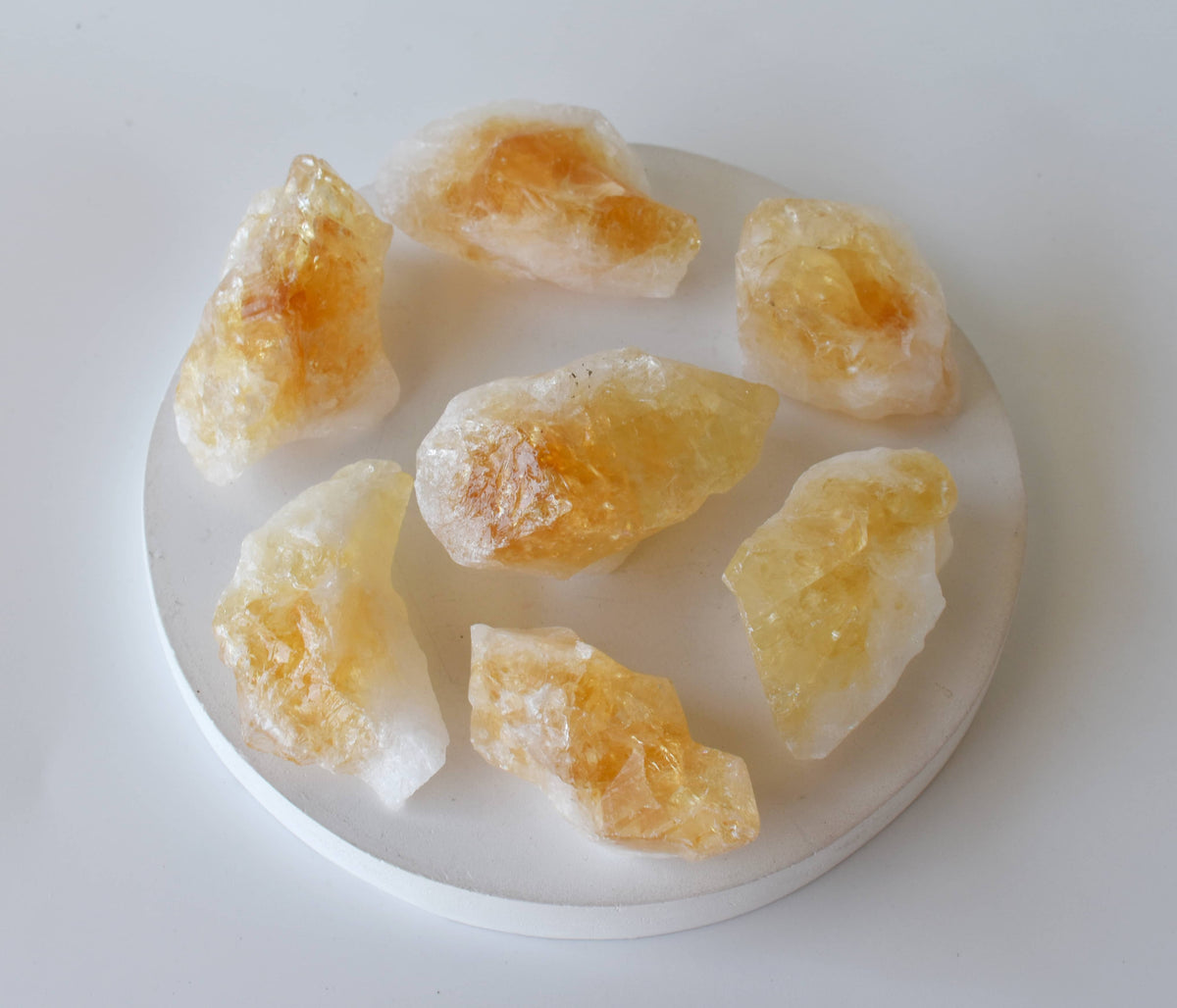 Large Natural Citrine Points, Healing Crystal Points
