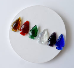 Mix Arrowheads Glass Set | | Wiccan Center