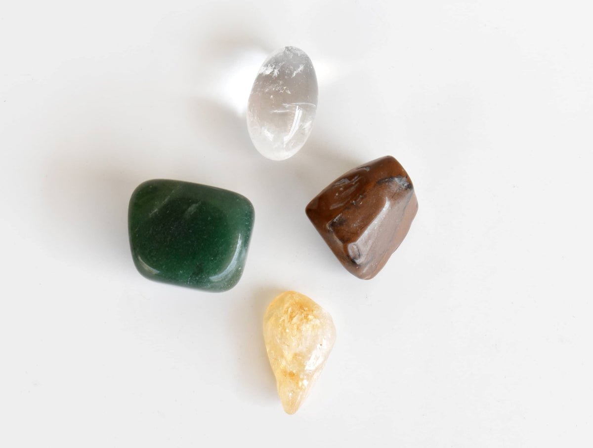 Harbouring GOOD FORTUNE Crystal Kit, Gemstone Tumble Kit, Good fortune Crystal Gift Set | Healing Kits | Wiccan Center