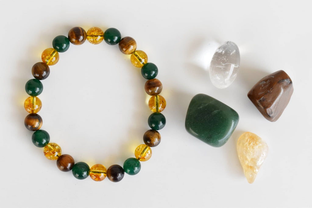 Harbouring GOOD FORTUNE Crystal Kit, Gemstone Tumble Kit, Good fortune Crystal Gift Set | Healing Kits | Wiccan Center