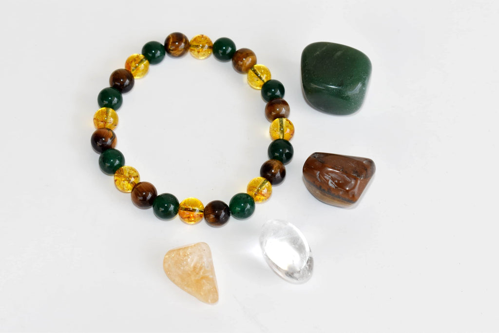 Harbouring GOOD FORTUNE Crystal Kit, Gemstone Tumble Kit, Good fortune Crystal Gift Set | Healing Kits | Wiccan Center